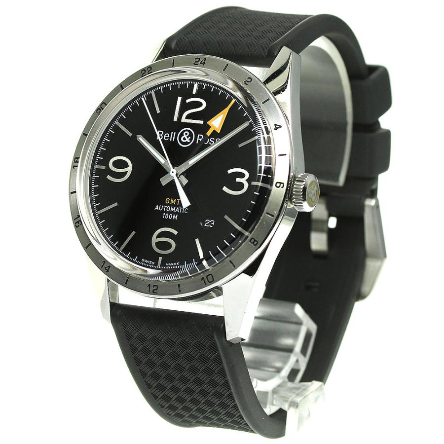 ベル&ロス Bell＆Ross BRV123-BL-GMT-SRB ヴィンテージ BR123 GMT 24H 