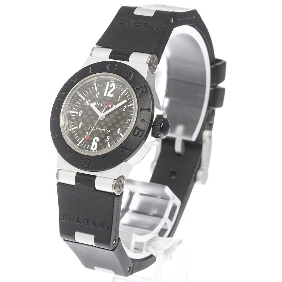 BVLGARI ベルト訳あり ブルガリ AL29TA アルミニウム デイト クォーツ