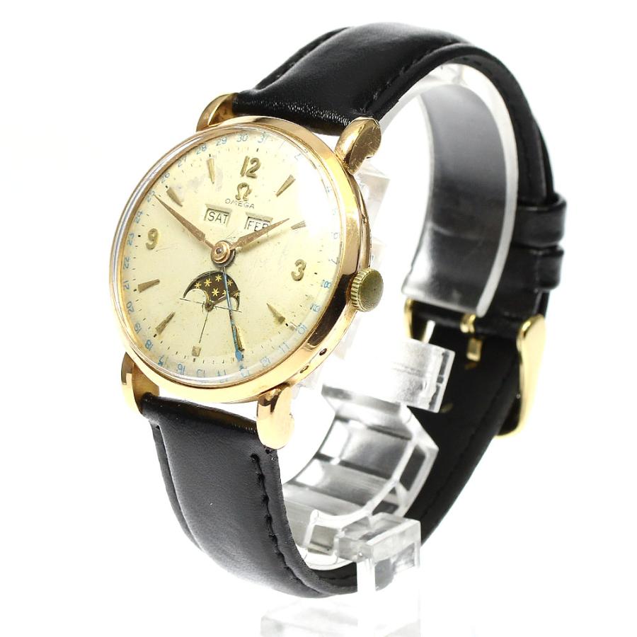 OMEGA 訳あり オメガ Ref.2473 コスミック K18PG トリプルカレンダー 