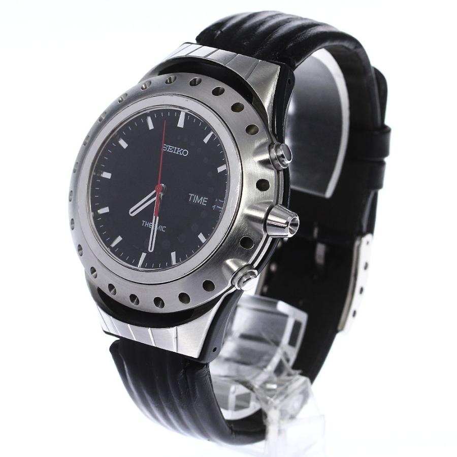 SEIKO（セイコー） ジャンク SEIKO 6C12-0010 サーミック 体温発電時計 クォーツ メンズ 内箱付き_748304 ...