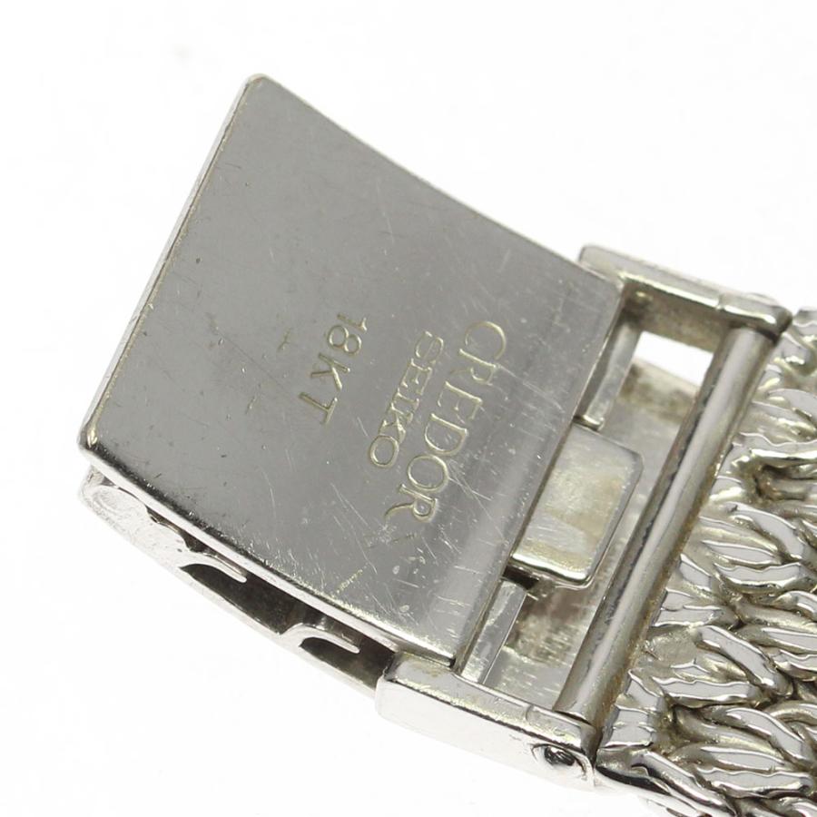 SEIKO（セイコー） SEIKO 8N70-6090 クレドール K18WG ダイヤベゼル 