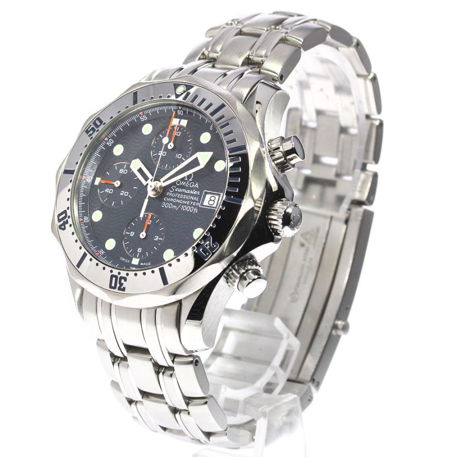 オメガ OMEGA 2598.80 シーマスター300 デイト クロノグラフ 自動巻き メンズ 良品 保証書付き_949658 OMEGA（オメガ） OMEGA 2598.80 シーマスター300 クロノグラフ デイト