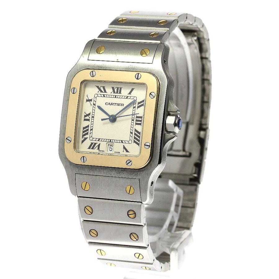 Cartier（カルティエ） サントスガルべ LM YGコンビ クォーツ メンズ