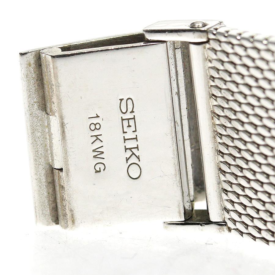 SEIKO（セイコー） SEIKO 9300-5090 クレドール K18WG スクエア ダイヤ