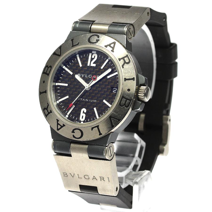 ブルガリ BVLGARI TI38TA ディアゴノ チタニウム デイト 自動巻き 