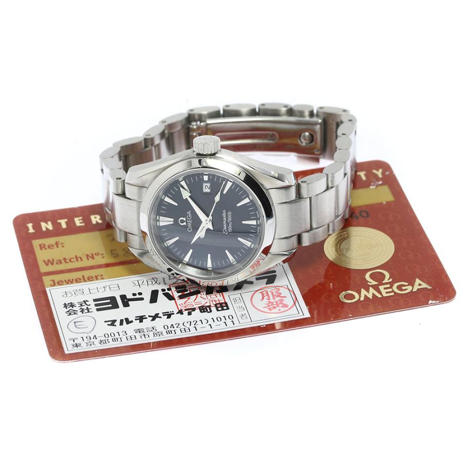 【美品】オメガ OMEGA 2577.80.00 レディース 腕時計 稼働 OMEGA（オメガ） OMEGA 2577.80 シーマスター アクアテラ デイト