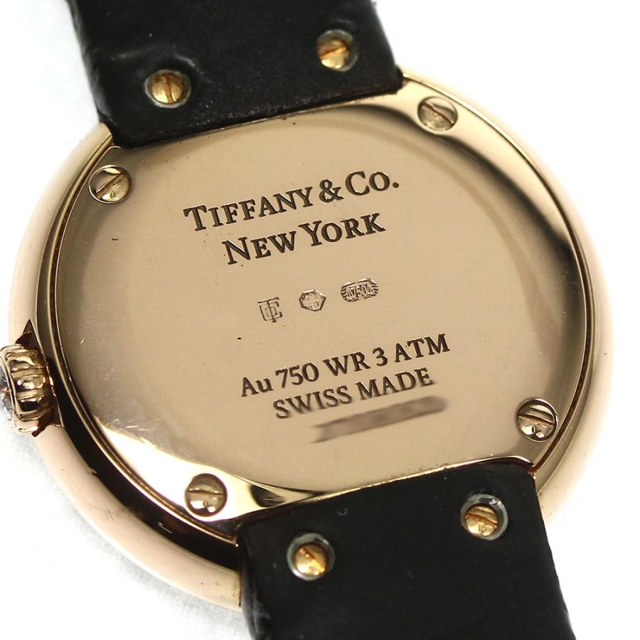 ティファニー TIFFANY&amp;Co. アトラス 2ハンド K18PG ダイヤベゼル ダイヤインデックス クォーツ レディース 美品 _945548 TIFFANY&Co.（ティファニー） アトラス 2ハンド 24ミリ K18PG ダイヤ