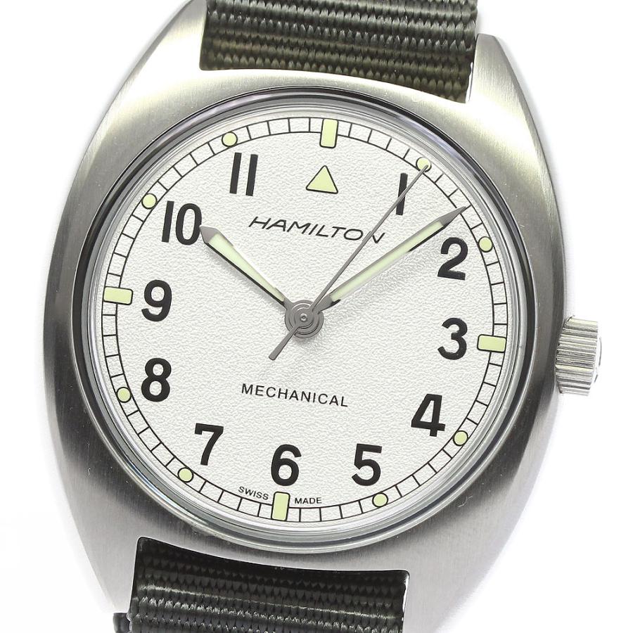 ハミルトン HAMILTON H764190 カーキ アビエーション パイロット  