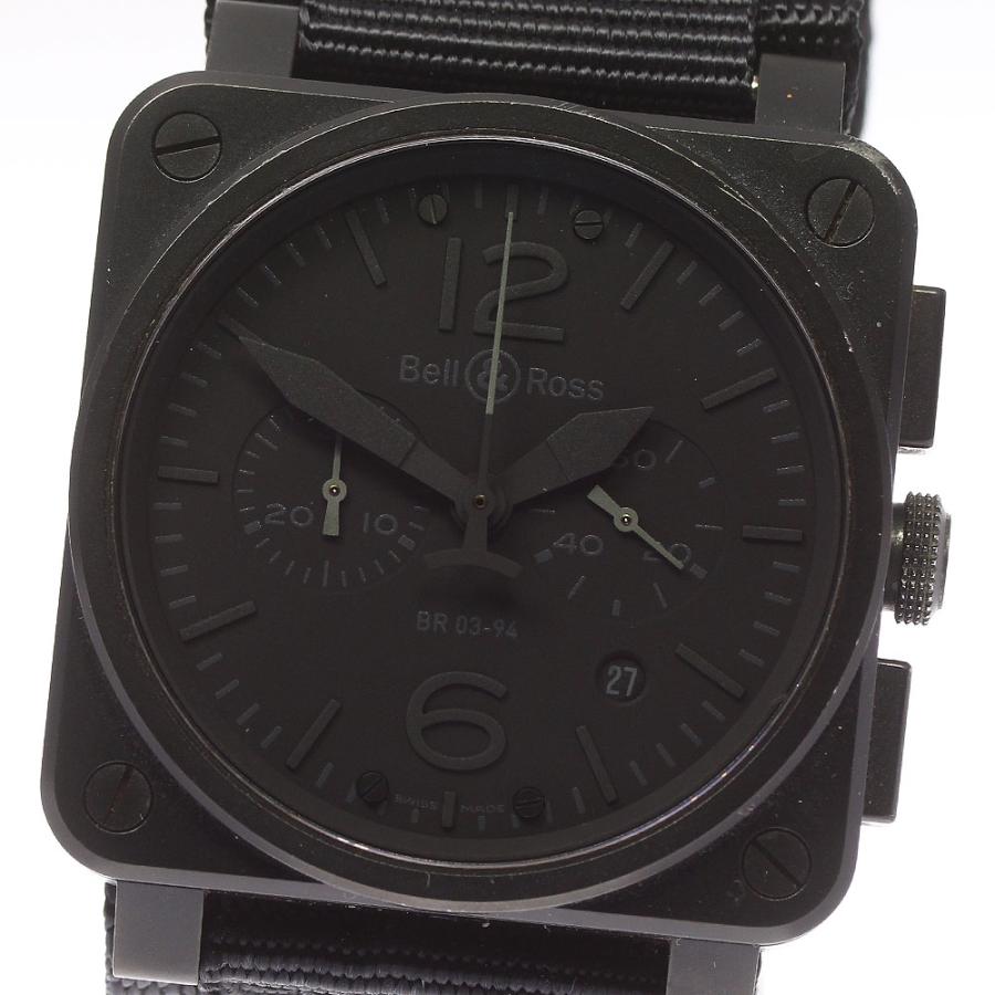 ベル&ロス Bell＆Ross BR03-94 ヘリテージ クロノグラフ デイト 自動 