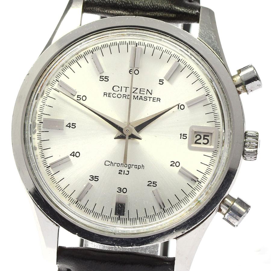 CITIZEN】シチズンクロノグラフメンズ腕時計手巻き動作品