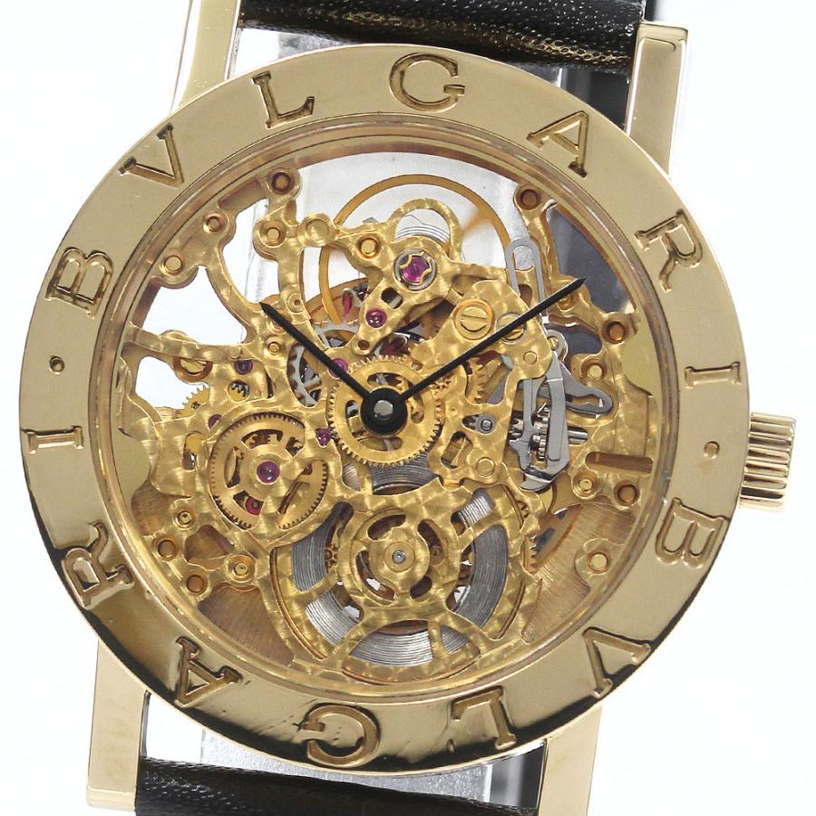 ブルガリブルガリ BB33GLSK 18K無垢 BVLGARI ブルガリ BB33GLSK ブルガリブルガリ K18YG スケルトン