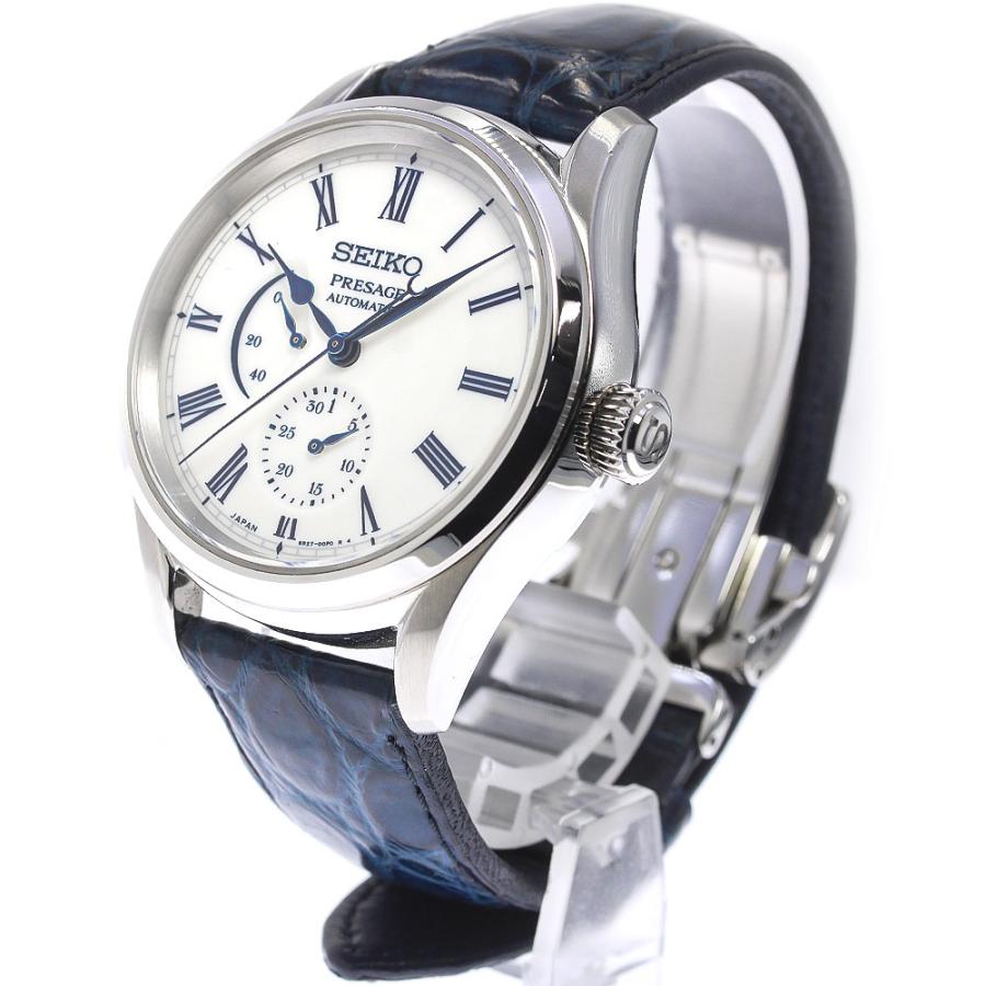 セイコー SEIKO 6R27-00S0/SARW053 プレザージュ 水月 有田焼ダイヤル 