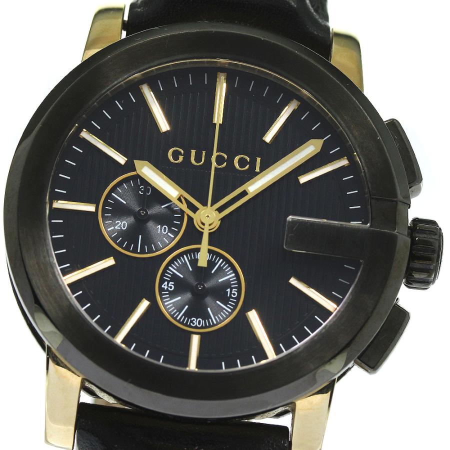 GUCCI（グッチ） GUCCI 101.2/YA101203 Gクロノ クォーツ メンズ 良品 