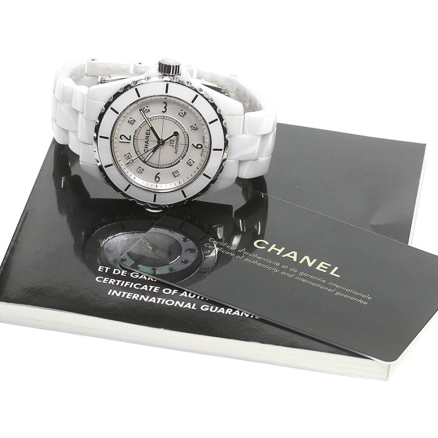 CHANEL（シャネル） CHANEL H2423 J12 白セラミック 8Pダイヤ 自動巻き