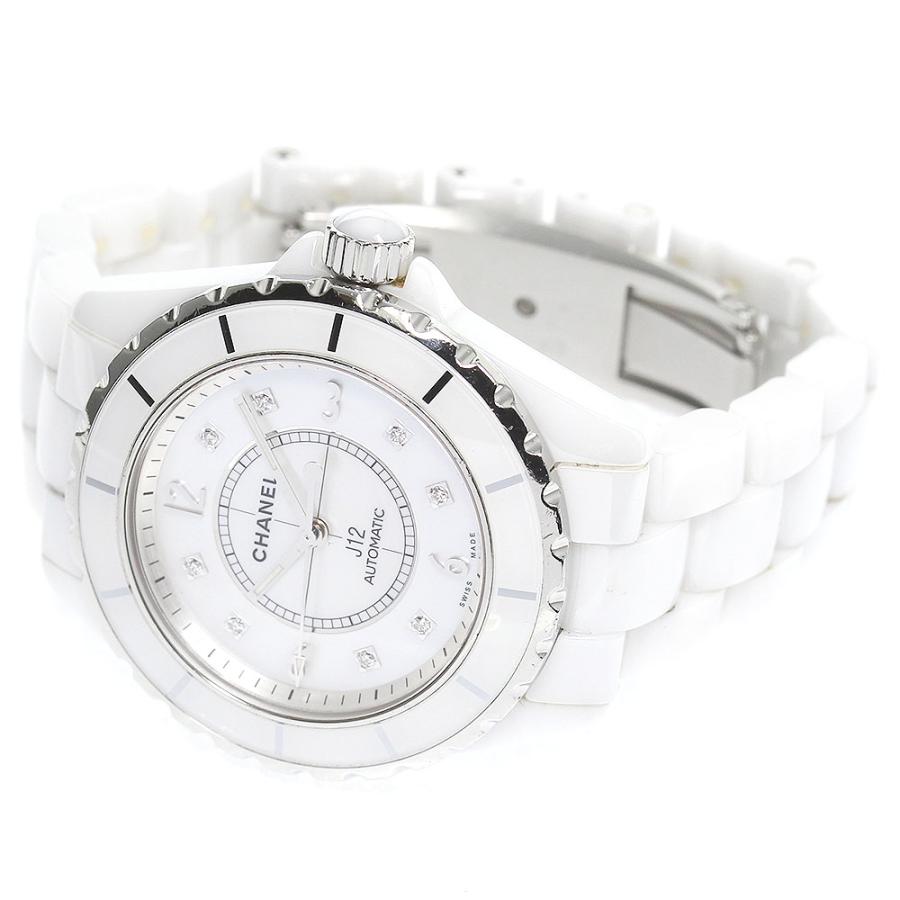 CHANEL（シャネル） CHANEL H2423 J12 白セラミック 8Pダイヤ 自動巻き