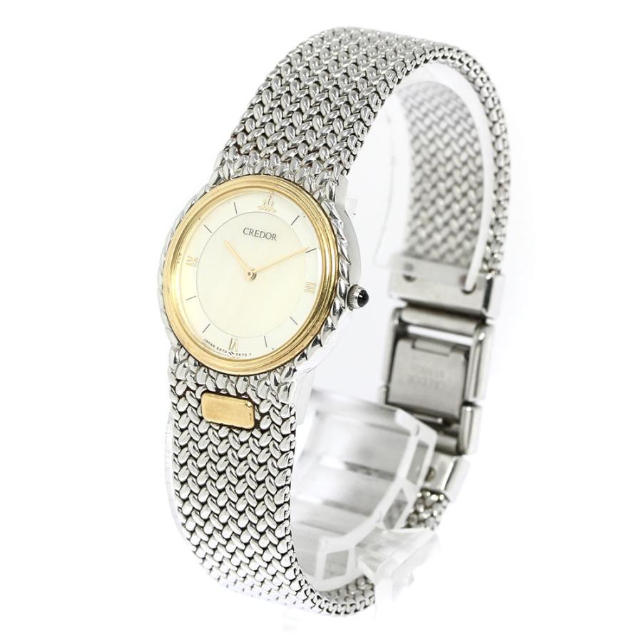 SEIKO（セイコー） SEIKO 5A70-0270 クレドール K18YGベゼル クォーツ