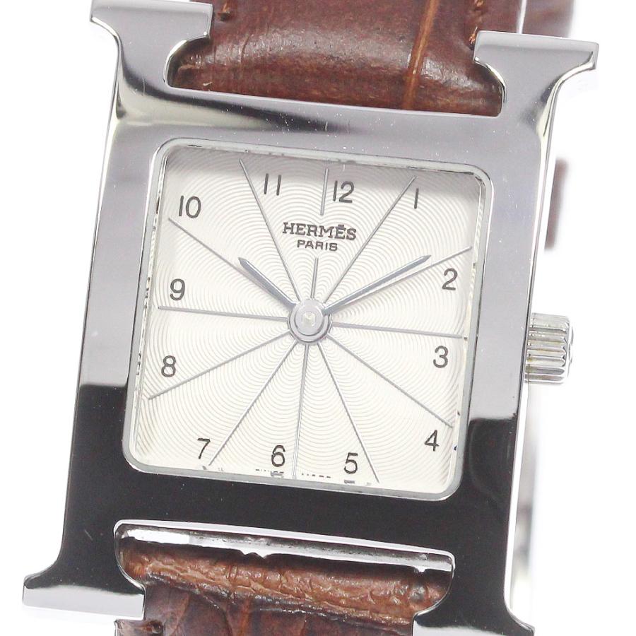 エルメス Hウォッチ HH1.210 SS クォーツ エルメス Hウォッチ ドゥブルトゥール HH1.210 クォーツ Cal.901.001