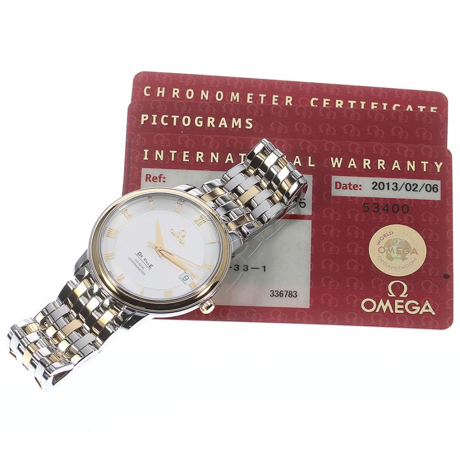 オメガ OMEGA 4374.31 デビル プレステージ コーアクシャル クロノ  