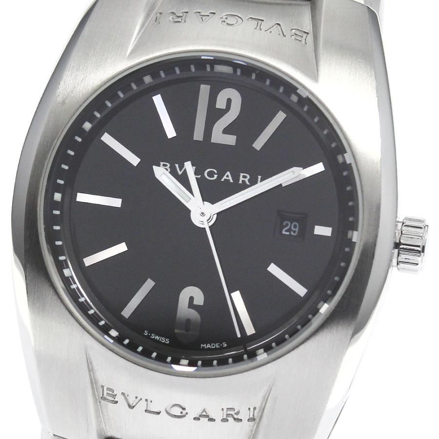 ブルガリ エルゴン EG30S ブラック クォーツ デイト レディース 腕時計 BVLGARI ブルガリ EG30S エルゴン デイト クォーツ レディース