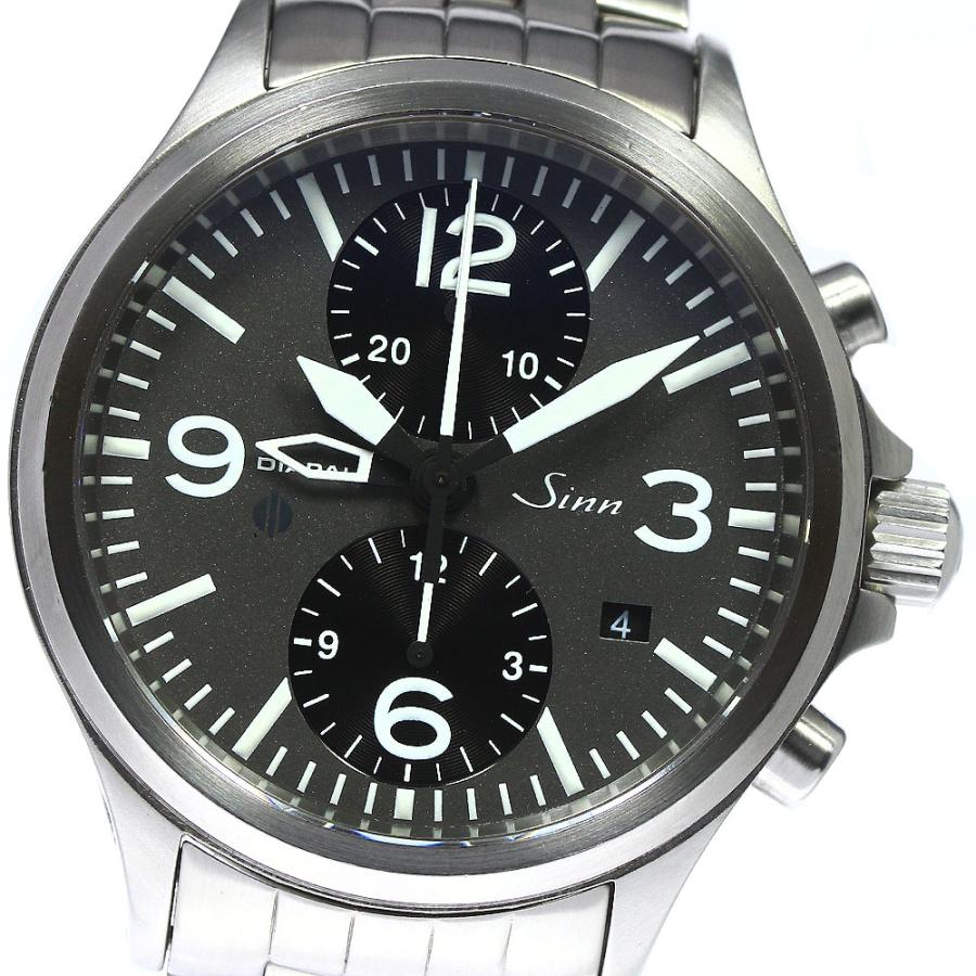 Sinn（ジン） Sinn 756 デイト クロノグラフ 自動巻き メンズ_752988 : CLOSER Yahoo!ショップ - 通販 ...