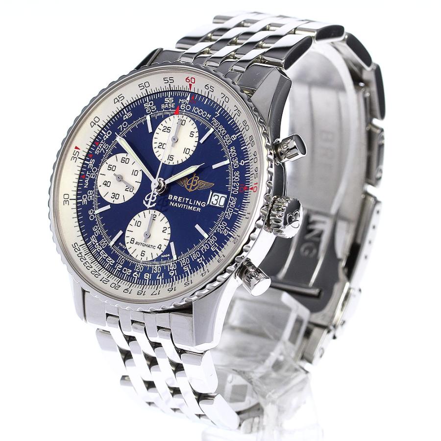 ブライトリング BREITLING A13322 オールドナビタイマー クロノグラフ デイト 自動巻き メンズ 良品 _753002 ...