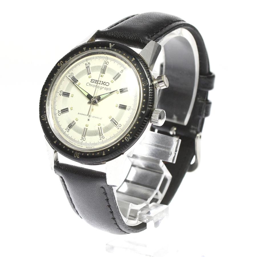 SEIKO（セイコー） SEIKO 45899 クラウン ワンプッシュクロノ Cal.5179A 手巻き メンズ _753152【ev15 ...