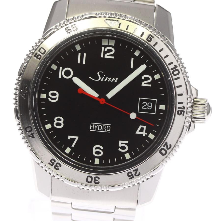 腕時計(アナログ) Sinn 403EMZ2GSG9 HYDRO Sinn（ジン） Sinn 403.HYDOR ハイドロ デイト クォーツ メンズ 内箱