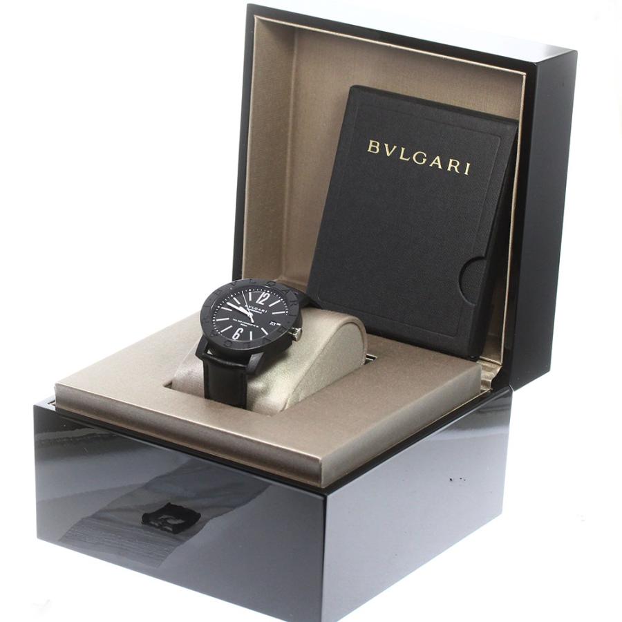 BVLGARI ブルガリ BB40CL ブルガリブルガリ カーボン デイト 自動巻き  