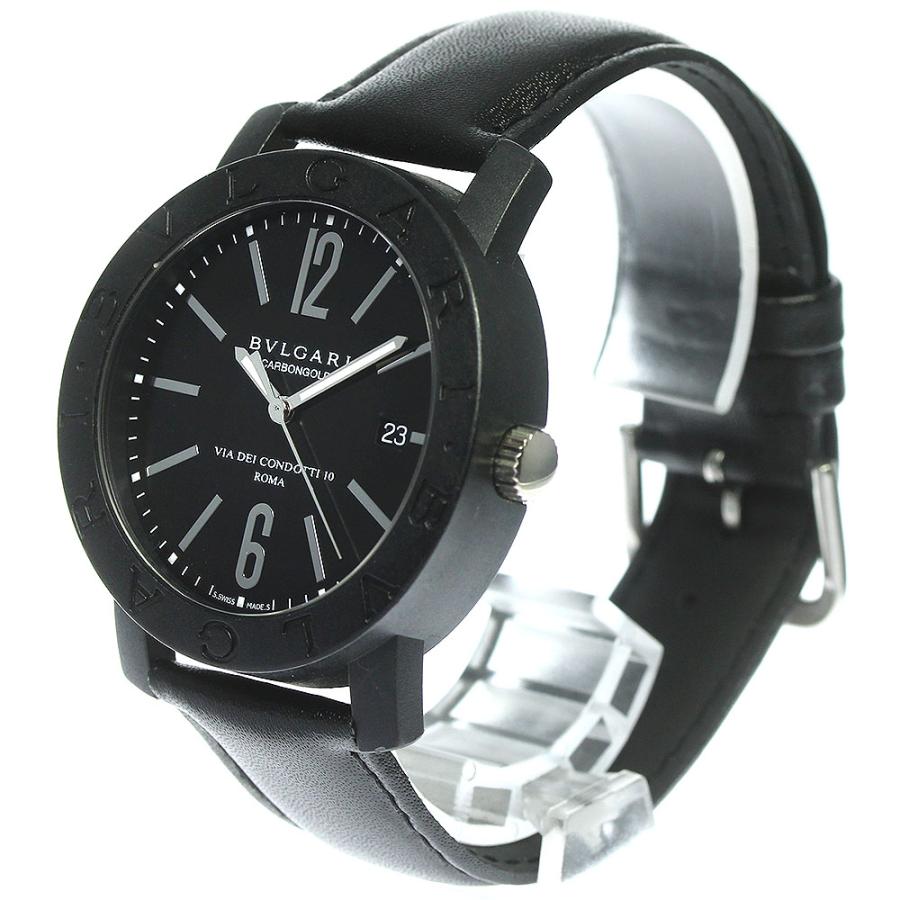 BVLGARI ブルガリ BB40CL ブルガリブルガリ カーボン デイト 自動巻き  