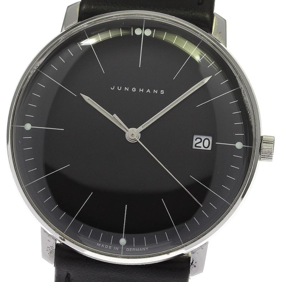 ユンハンス JUNGHANS 041/4465.04 マックスビル デイト クォーツ メンズ _753213 753213CLOSER