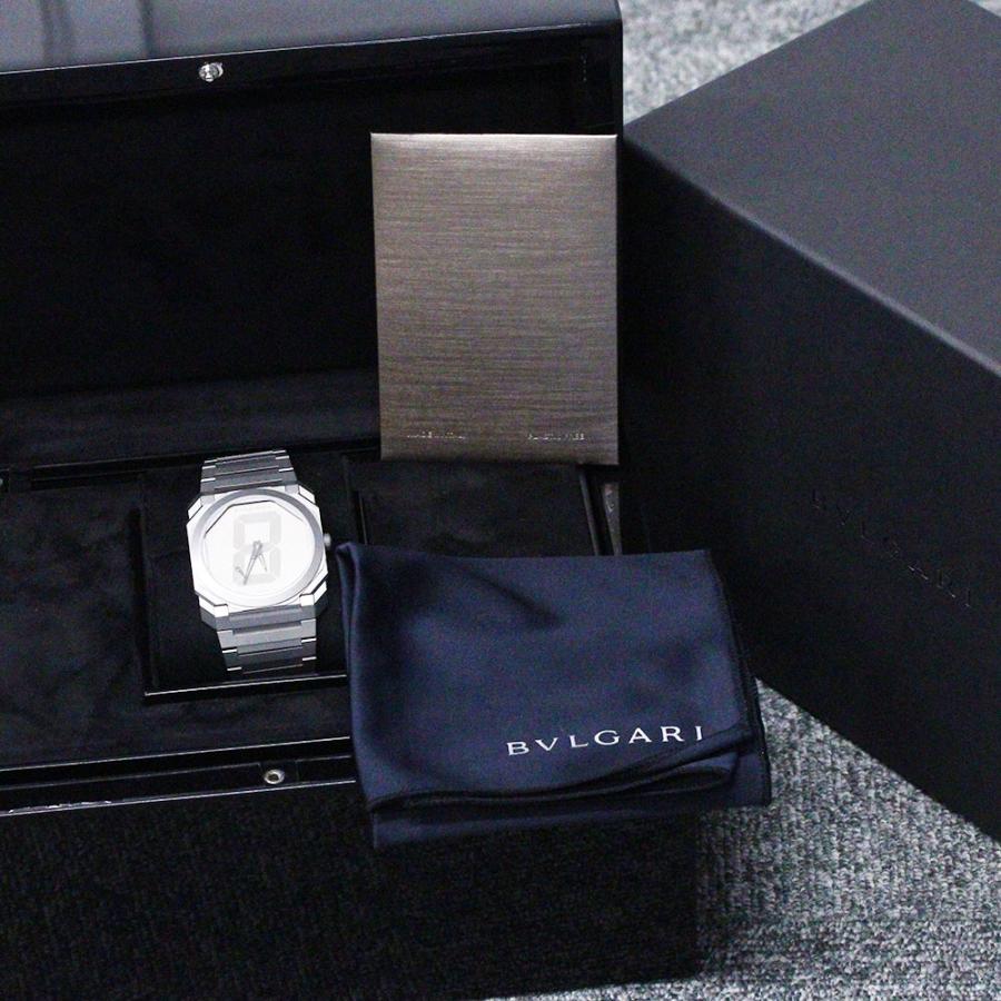 BVLGARI（ブルガリ） BVLGARI 103569 オクト フィニッシモ 宮島達男限定モデル 自動巻き メンズ 極美品 箱・保証書付き ...