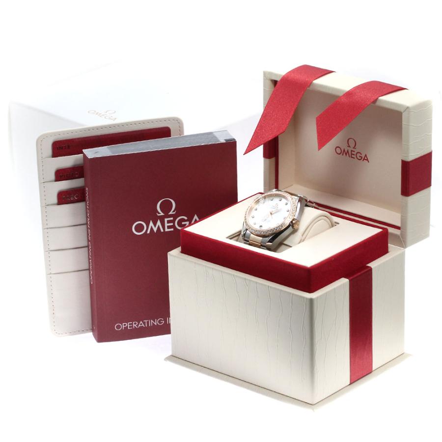 ☆美品★箱・保証書付き【OMEGA】オメガ シーマスター アクアテラ 150M ダイヤベゼル 11P 231.25.39.21.55.001 自動巻き レディース_701304 OMEGA（オメガ） OMEGA 231.25.39.21.55.001 シーマスター アクアテラ