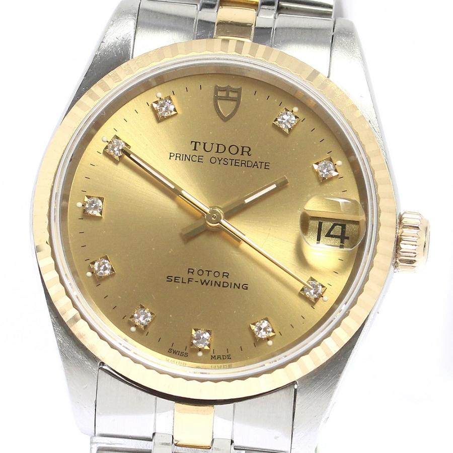 TUDOR チュードル 72033 プリンス オイスターデイト YGコンビ 10P