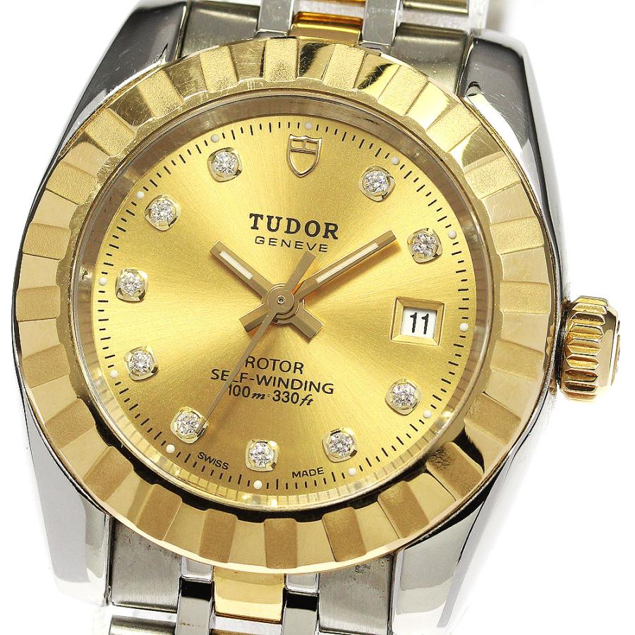 TUDOR チュードル 22013 クラシック デイト 10Pダイヤ cal.2671 自動  