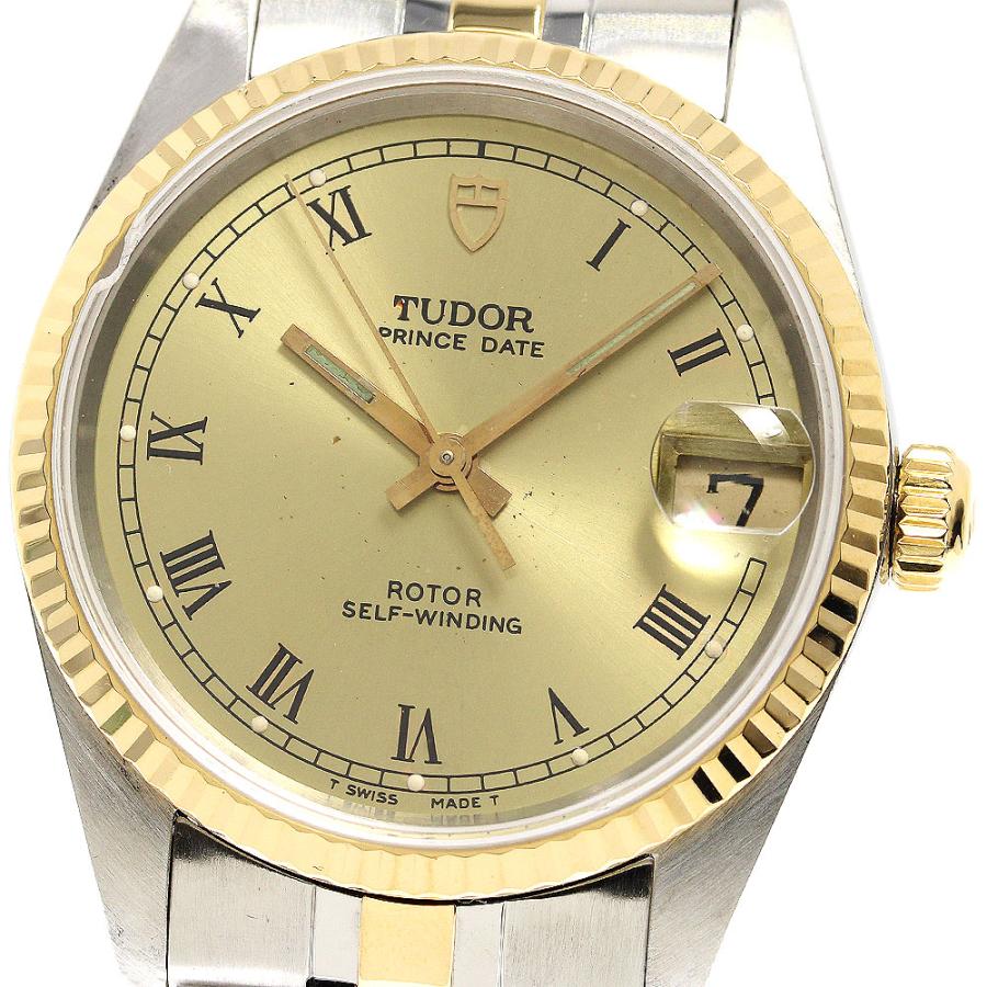 チュードル TUDOR 72033 プリンスデイト YGコンビ Cal.2824-2 自動巻き 