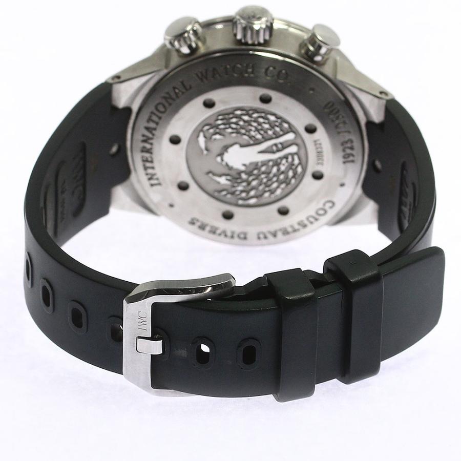 IWC SCHAFFHAUSEN ベルト訳あり IW378101 アクアタイマー クストー  