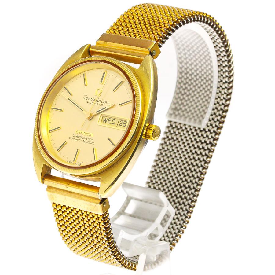 オメガ OMEGA クォーツ デイデイト ゴールド メンズ 時計 稼働品 美品 OMEGA（オメガ） OMEGA 168.0057 コンステレーション YGベゼル