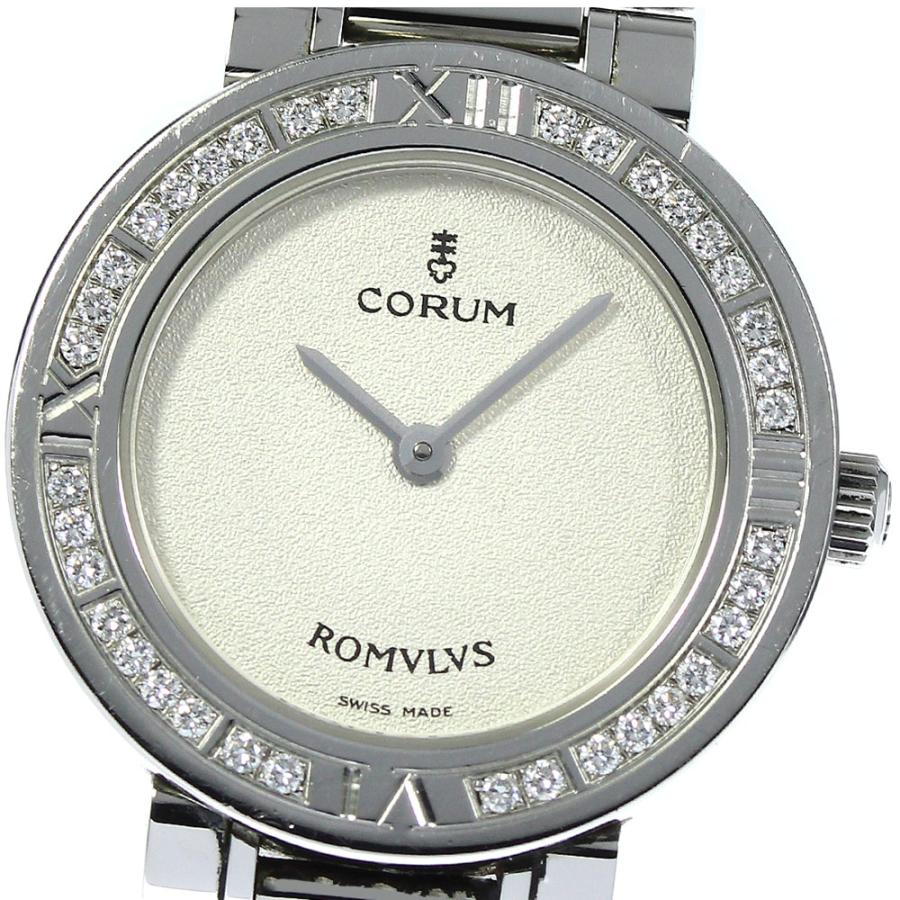 コルム CORUM 165.128.47 V459 ロムルス ダイヤベゼル クォーツ レディース _948837 CORUM（コルム） CORUM 165.128.47 V459 ロムルス ダイヤベゼル