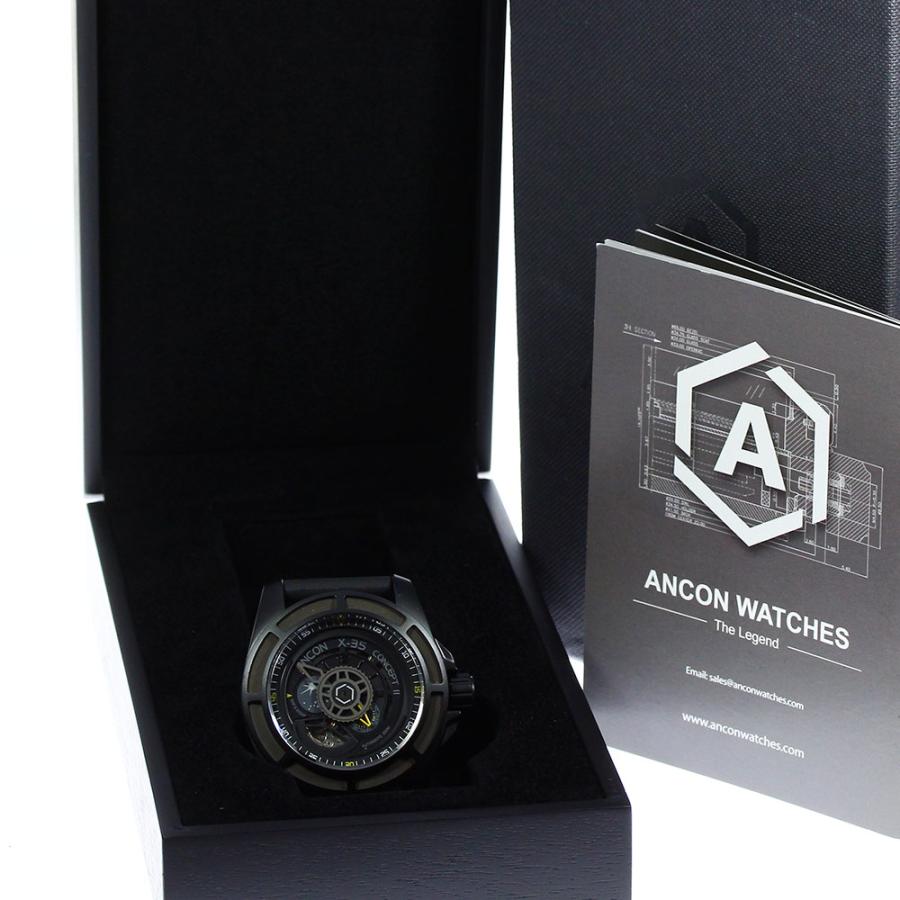 アンコン ANCON X-35C203 X-35 コンセプト2 自動巻き メンズ 極美品 箱 