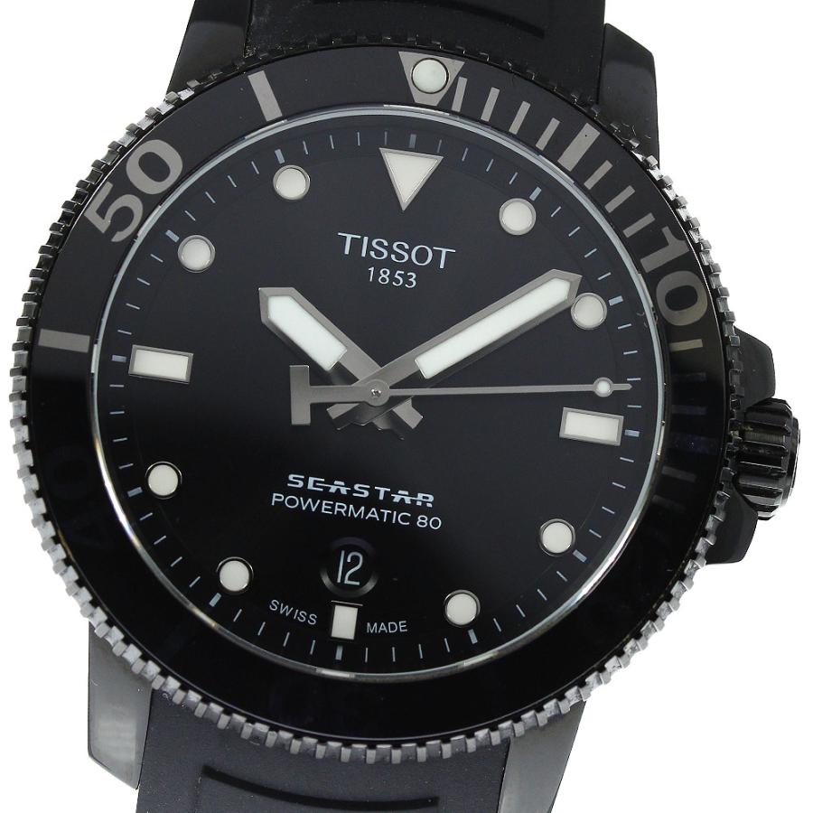 480 稼動 TISSOT 時計　箱付き レディース ブラック　デイト　シンプル TISSOT - 480 稼動 TISSOT 時計 箱付き レディース ブラック デイト