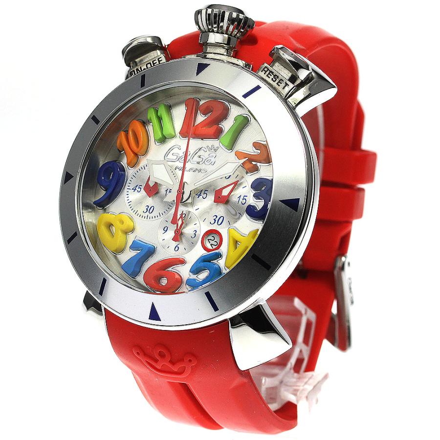 GaGa MILANO ガガミラノ 6050.1 クロノ クォーツ メンズ 保証書 GaGa MILANO ガガミラノ 6050.1 クロノ クォーツ メンズ 保証書