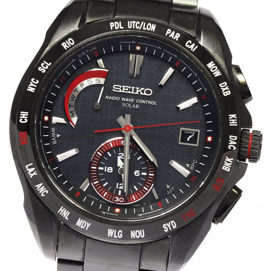 希少 良品 SEIKO ブライツ SAGA091 電波ソーラー ブラック SEIKO（セイコー） SEIKO SAGA091 ブライツ デイト ソーラー電波