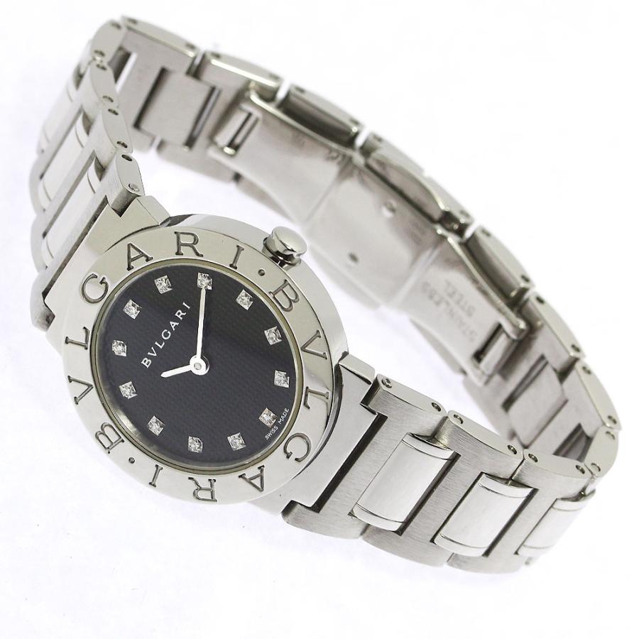 ブルガリ BVLGARI BB26SS ブルガリブルガリ 12Pダイヤ クォーツ  