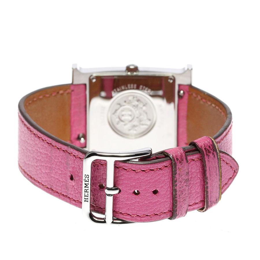 HERMES エルメス HH1.510e Hウォッチ 11Pダイヤ クォーツ レディース  