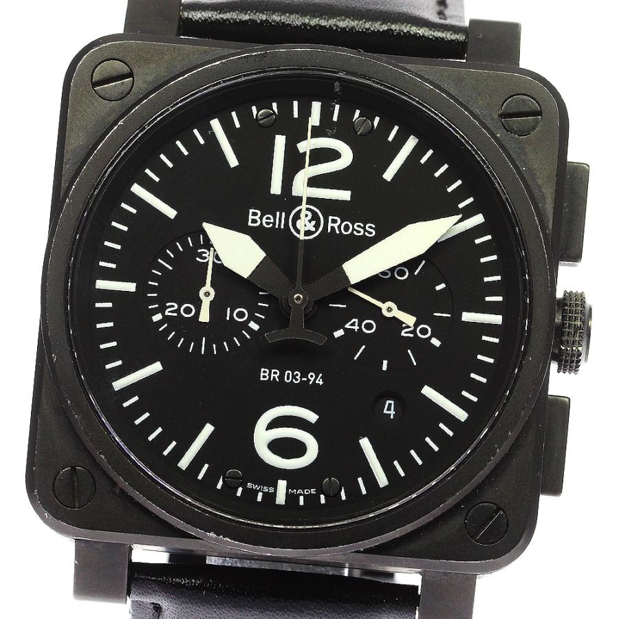 ベル&ロス Bell＆Ross BR03-94 ヘリテージ クロノグラフ デイト 自動 