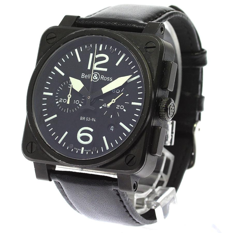 ベル&ロス Bell＆Ross BR03-94 ヘリテージ クロノグラフ デイト 自動 