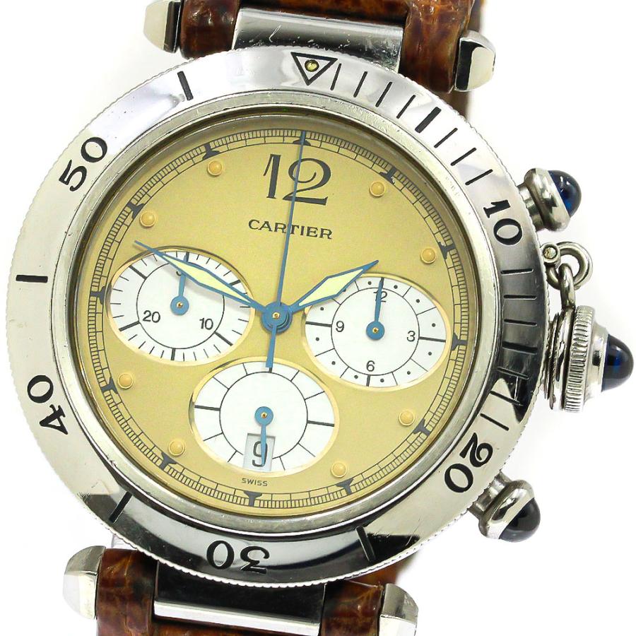 Cartier（カルティエ） CARTIER W3100355 パシャ 38mm クロノグラフ 