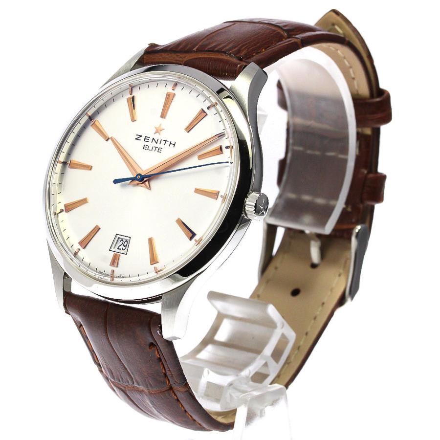 ゼニス ZENITH 03.2020.670 キャプテン エリート デイト 自動巻き メンズ 美品 保証書付き_966347 ZENITH（ゼニス） ZENITH 03.2020.670 キャプテン エリート 自動巻き