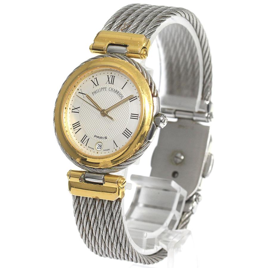 CHARRIOL シャリオール ケルティック デイト クォーツ メンズ _757330