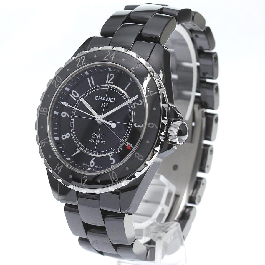CHANEL（シャネル） CHANEL H2012 J12 GMT ブラックセラミック 自動巻き メンズ 良品 _758047 ...